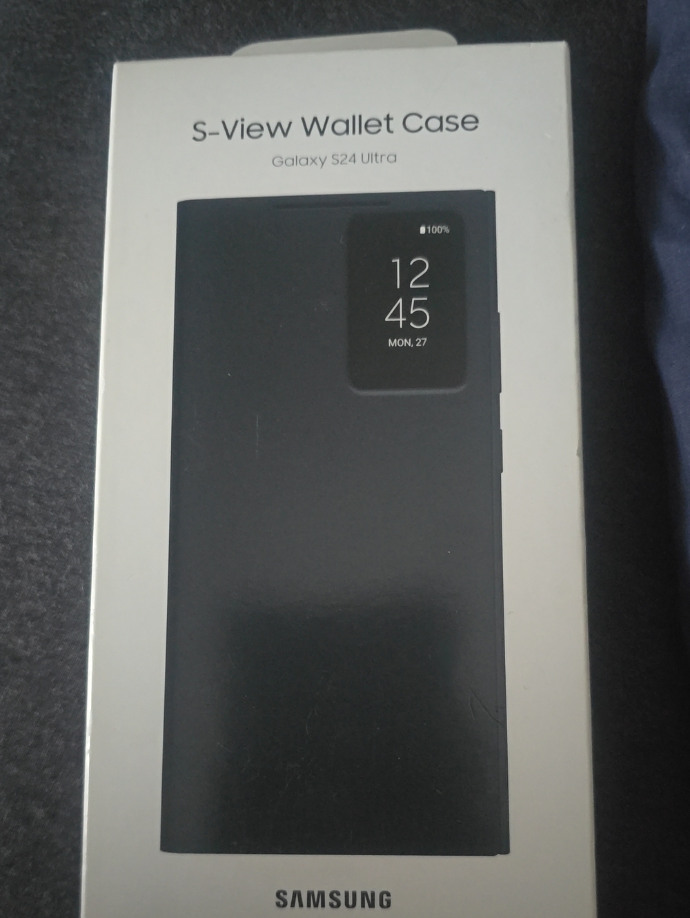 Samsung S-View Wallet Case - Black